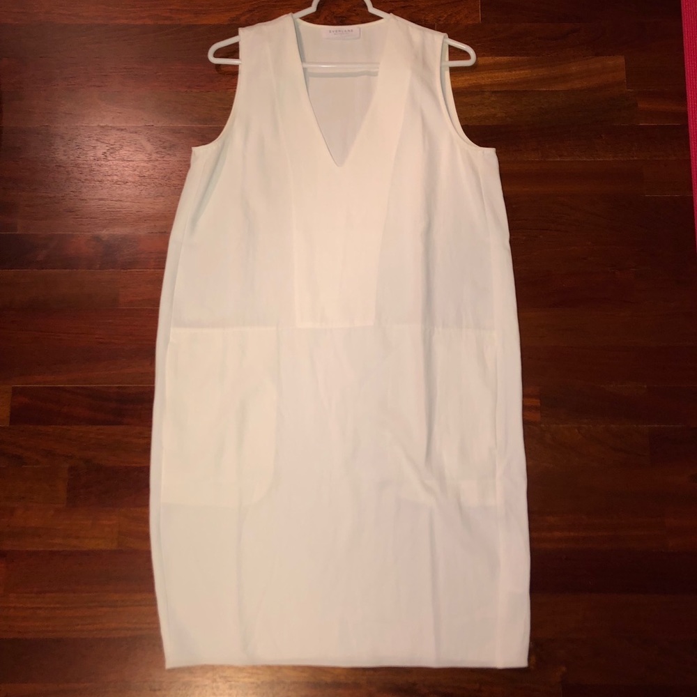 Everlane Japanese Goweave White Tank Dress Size 6